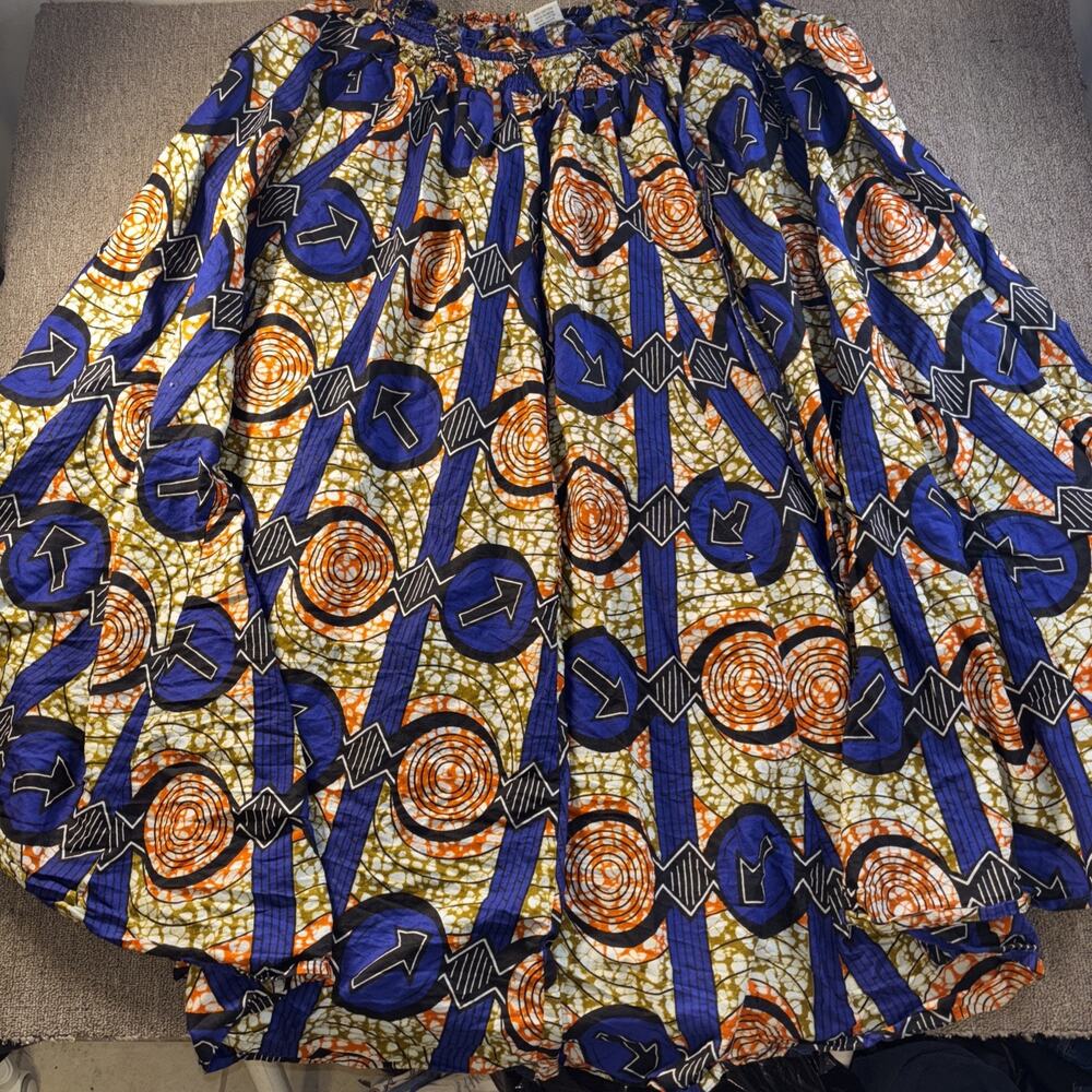 Tiki Skirt Women’s Colorful Purple Long Free Size Advance Apparel